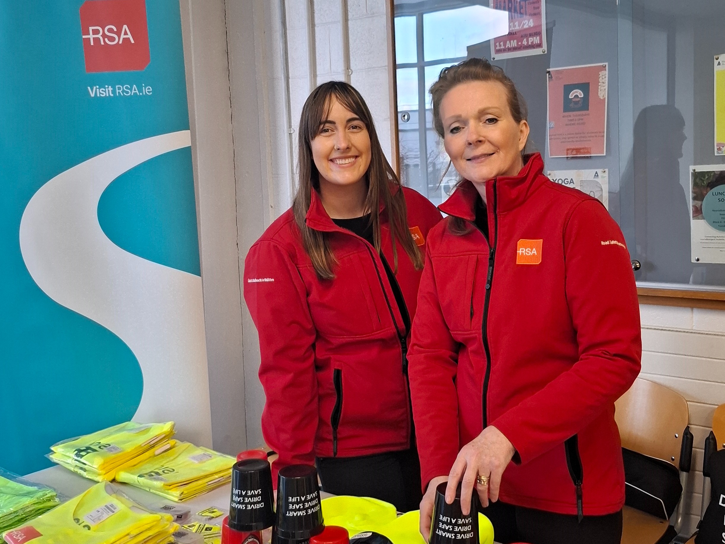 Road Safety Promotion Officers at a college event