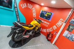 Motorcycle in Shuttle