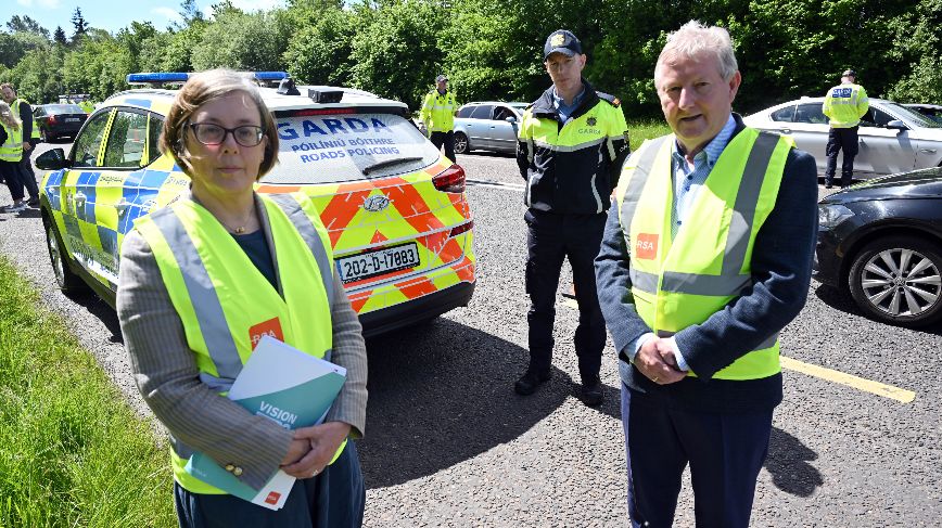 Photo of RSA stakeholders promoting road safety