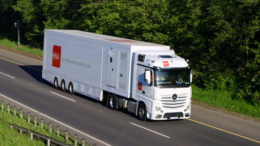 RSA Shuttle on the road