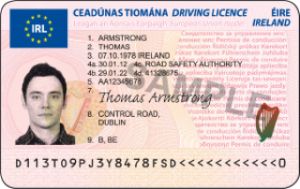 New Irish Driving Licence New Irish Driving Licence