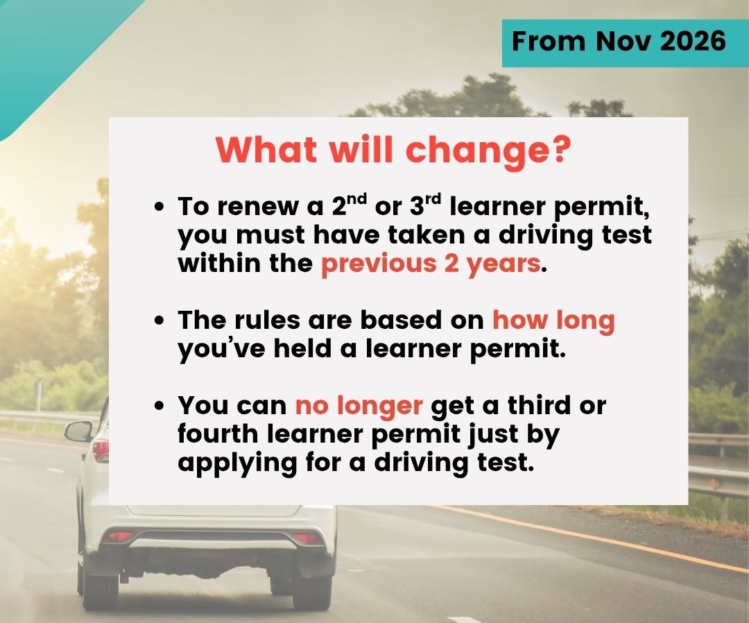 New Rules for Multiple Learner Permit Holders